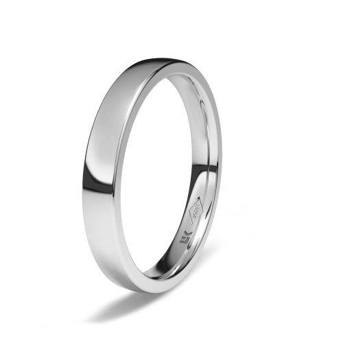 Alianza boda Platino oval Diamante Alianza boda Platino oval Diamante