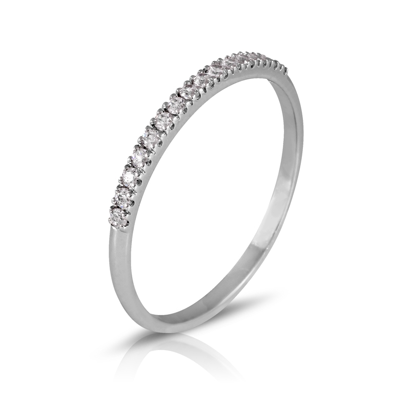 Anillo media alianza garras 7 Diamantes Anillo media alianza garras 7 Diamantes