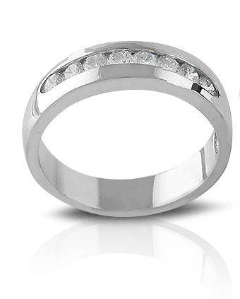 Anillo de compromiso Diamantes media alianza Anillo de compromiso Diamantes media alianza